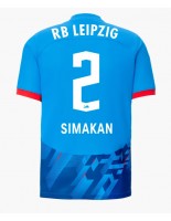 RB Leipzig Mohamed Simakan #2 Alternativní Dres 2023-24 Krátký Rukáv